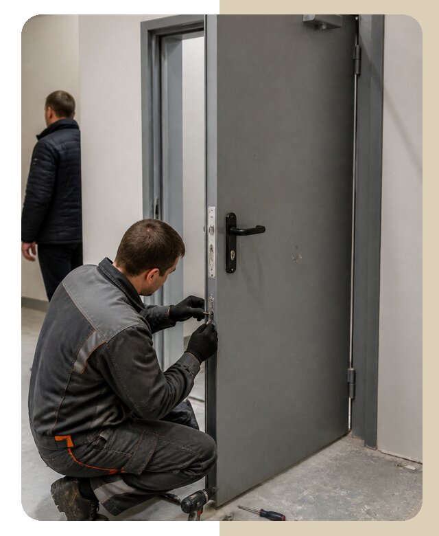 Ремонт противопожарной двери в Геленджике по цене 6756 р. | ДвериЛегко-Глн